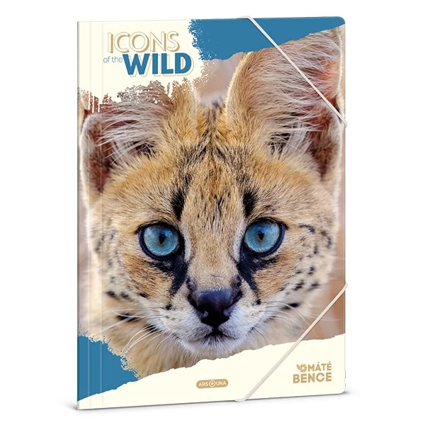 Gumis mappa ARS UNA A/4 Icons of the Wild-Serval