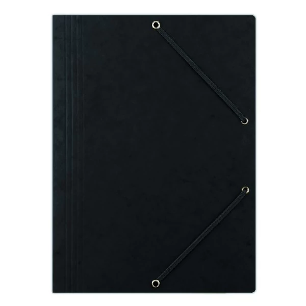 Gumis mappa DONAU A/4 prespán fekete