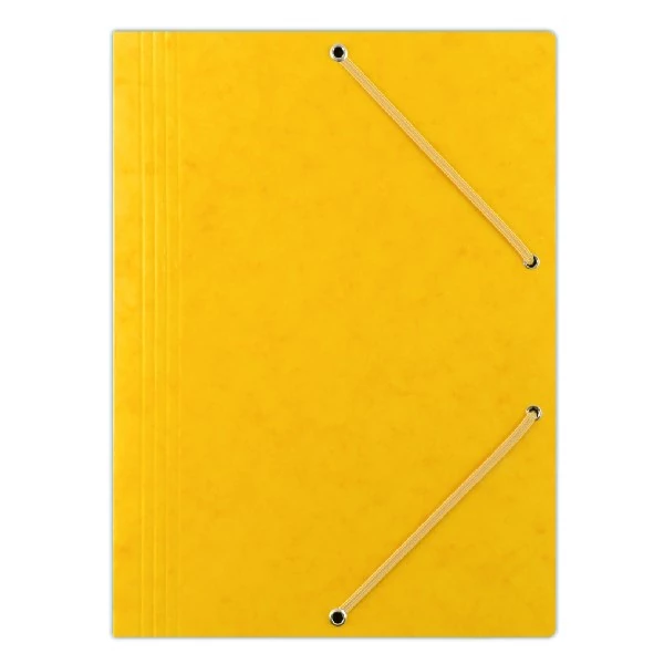 Gumis mappa DONAU A/4 prespán sárga