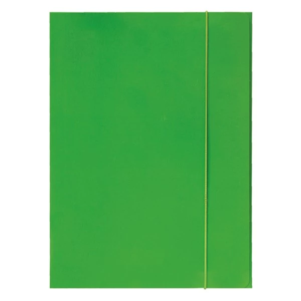 Gumis mappa OPTIMA A/4 fluo zöld 600 g