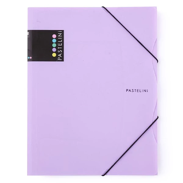 Gumis mappa PASTELINI PP A/4  lila