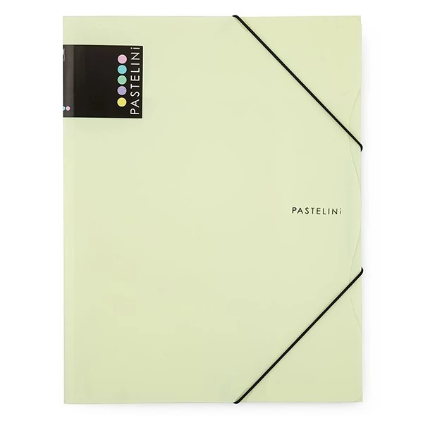 Gumis mappa PASTELINI PP A/4 sárga