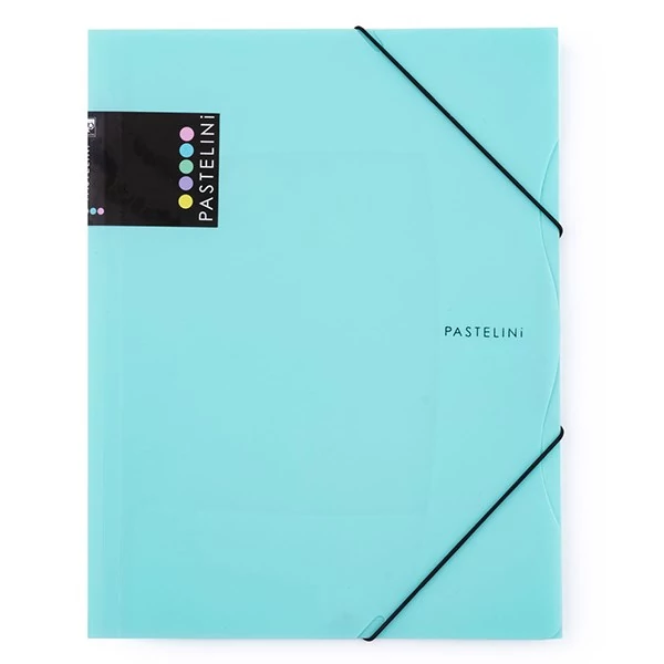 Gumis mappa PASTELINI PP A/4 zöld