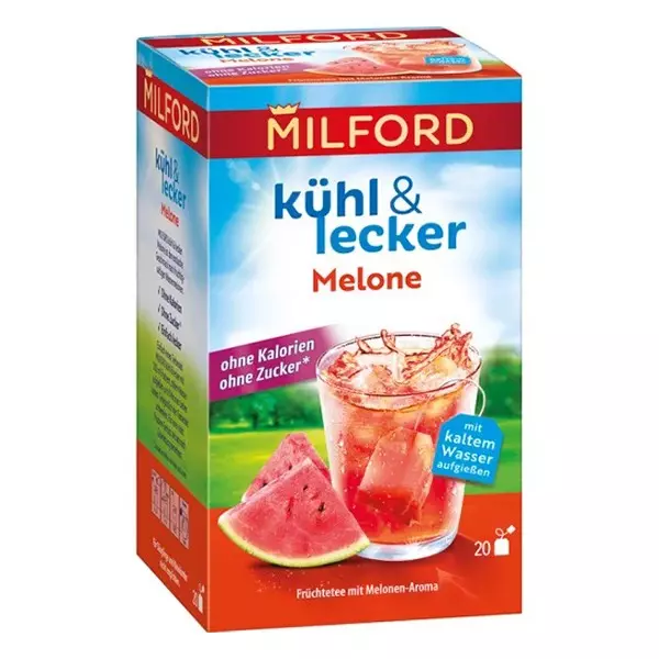 Gyümölcstea MILFORD Kühl & Lecker Active Dinnye 20 filter/doboz
