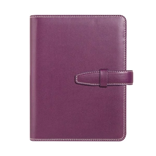 Gyűrűs kalendárium SATURNUS L228 sárga lapos lila műbőr 2026.