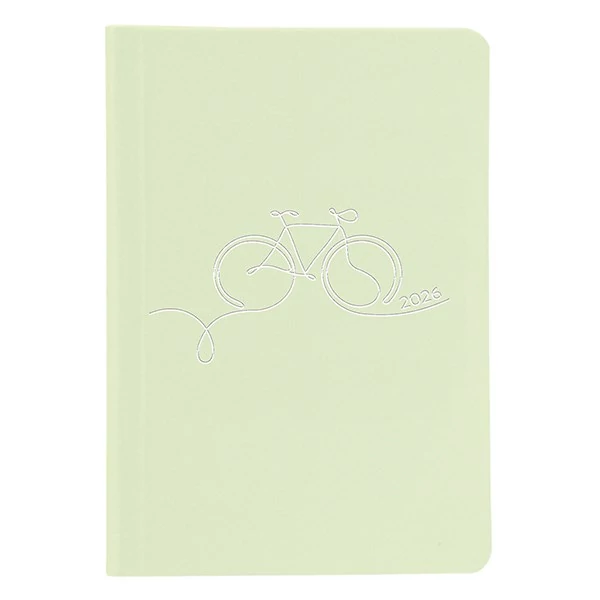 Határidőnapló TOPTIMER Pastel P015 A/5 heti fehér lapos zöld 2026.