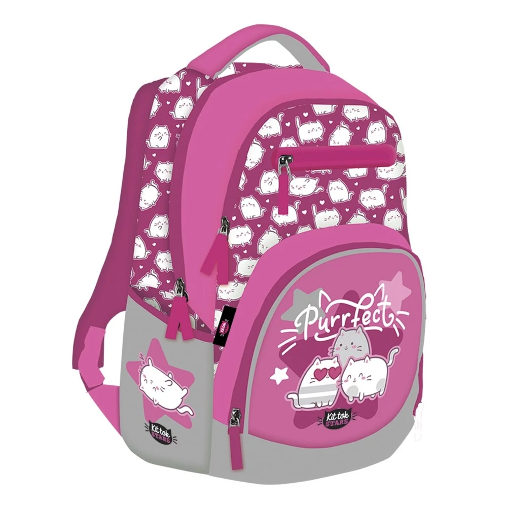 Hátizsák LIZZYSULI Active+ 1-4.osztályos Kittok Stars Purrfect