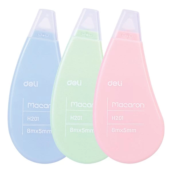 Hibajavító roller DELI Macaron 5 mm x 8 m pasztell