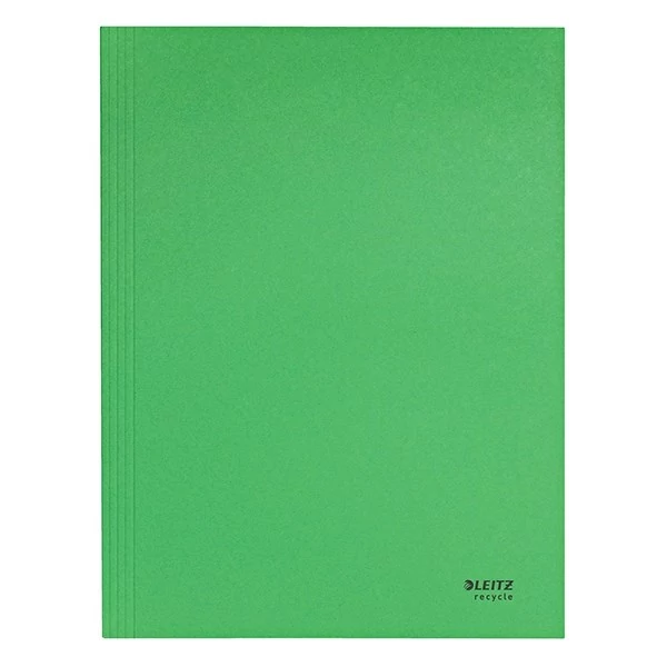 Iratgyűjtő LEITZ Recycle  A/4 3 pólyás karton zöld