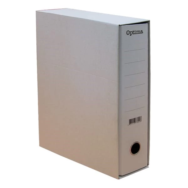 Iratrendező tokos OPTIMA A/4 80mm fehér