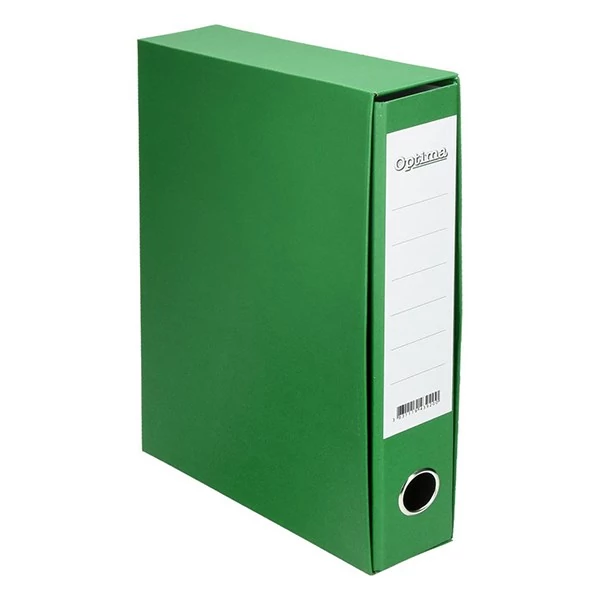 Iratrendező tokos OPTIMA A/4 50mm zöld