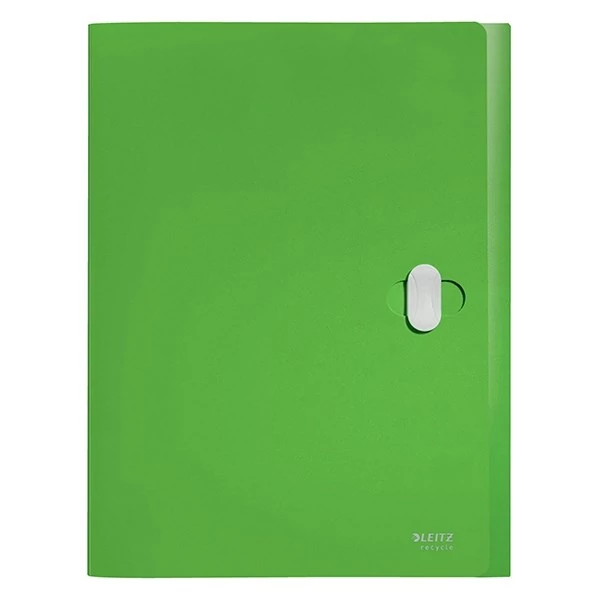 Iratvédő mappa LEITZ Recycle Jumbo A/4 38mm PP zöld