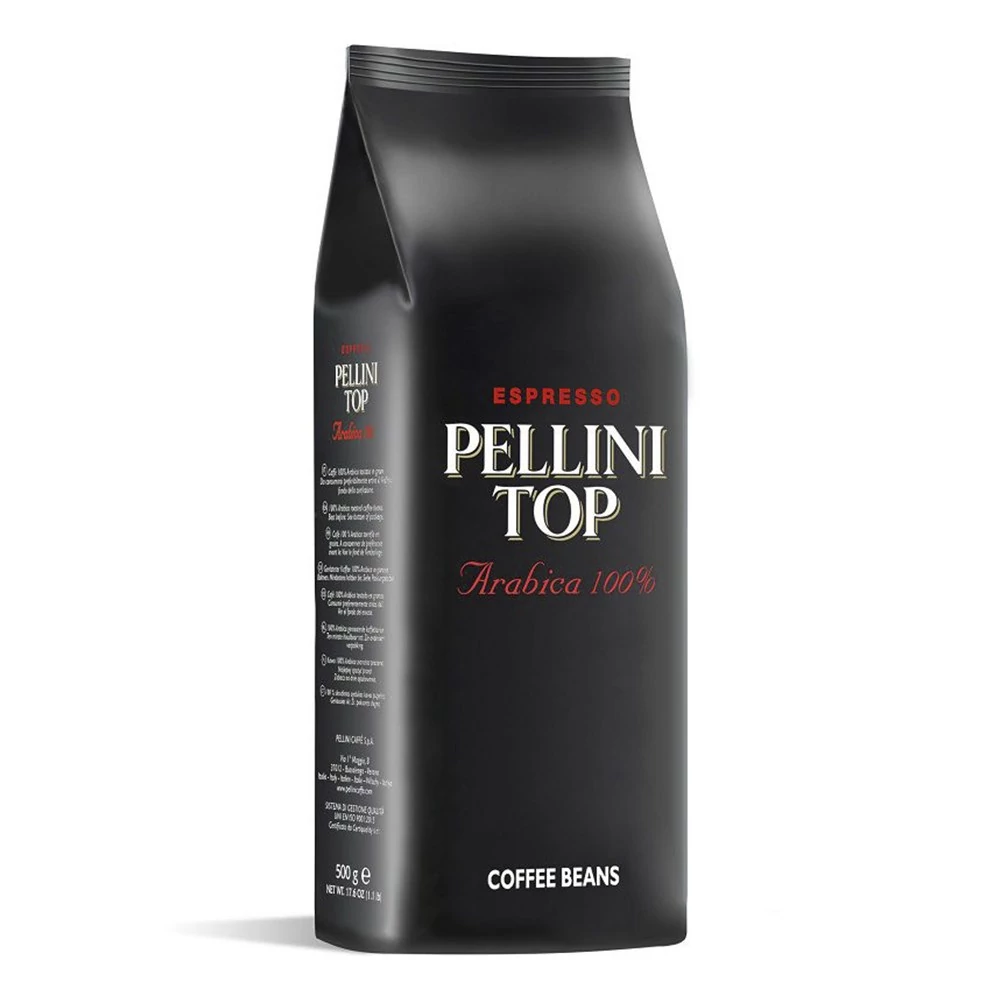 Kávé szemes PELLINI TOP 100% arabica 500 g