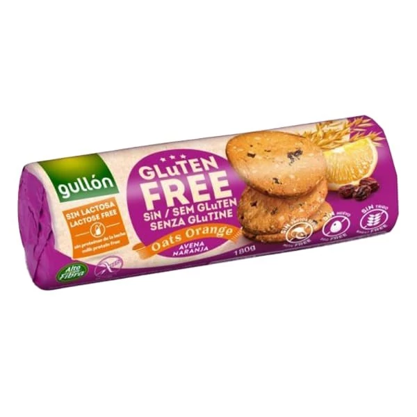 Keksz GULLON Gluténmentes zabbal és naranccsal 180 g