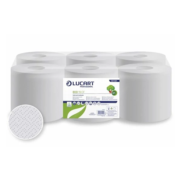 Kéztörlő tekercses LUCART Eco 19 CF 100 m törtfehér 2 rétegű