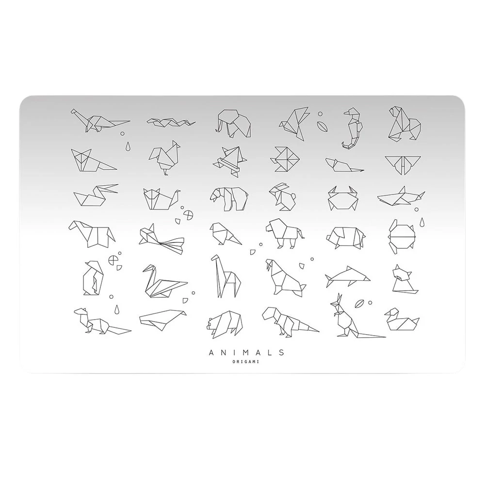 Könyökalátét OXY PP 58x38 cm Origami animals