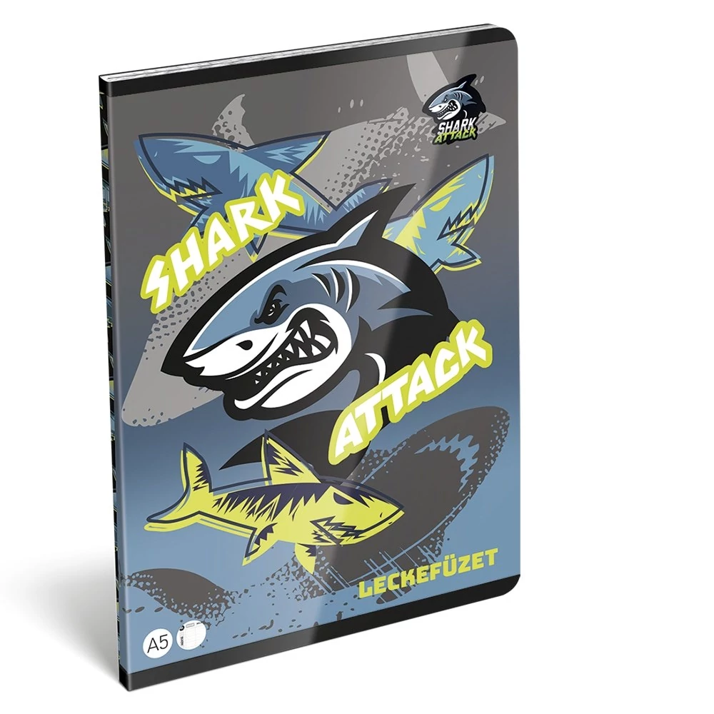 Leckefüzet LIZZYSULI A/5 40 lapos Shark Attack