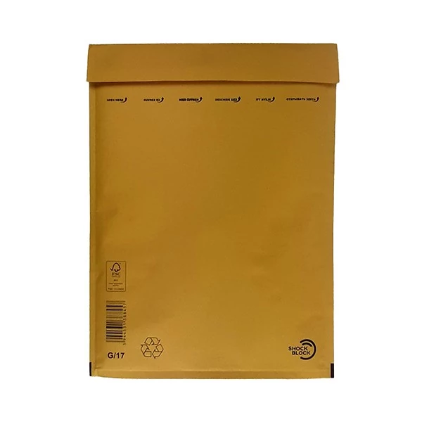 Légpárnás tasak No17/W7 szilikonos barna 240x340mm