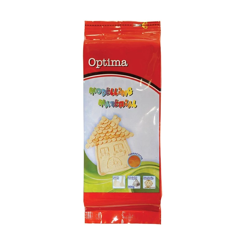 Gyurma OPTIMA modellező gyurma barna 500 g