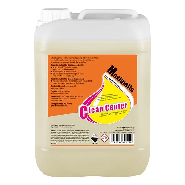 Mosogatószer gépi CLEAN CENTER Maximatic 5L