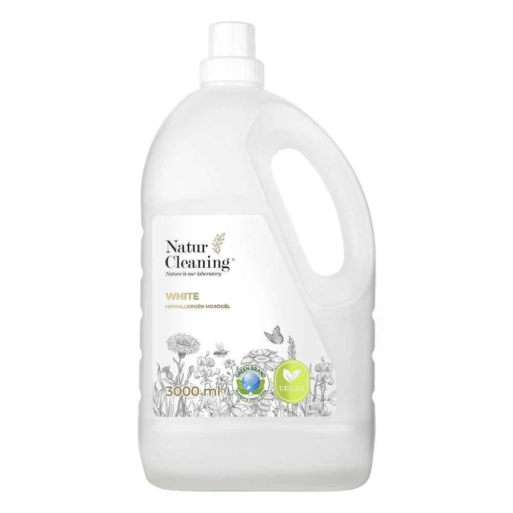 Mosógél NATURCLEANING white hipoallergén 3 liter