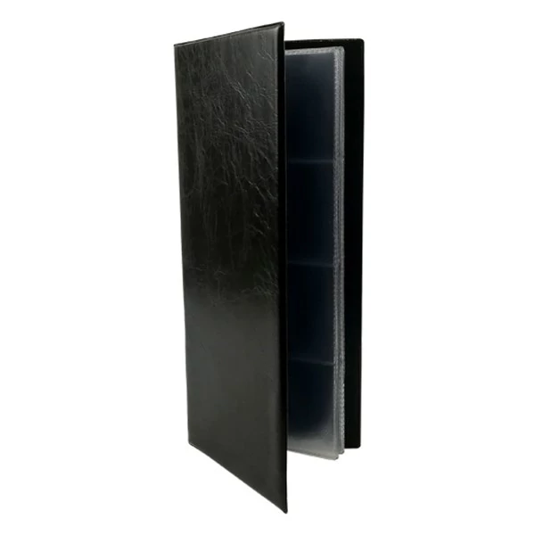 Névjegytartó Maxi pvc borítású karton 80 darabos fekete