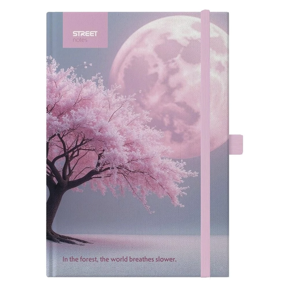 Notesz vonalas STREET Tress edition awaken A/5 96 lapos gumis keményfedelű