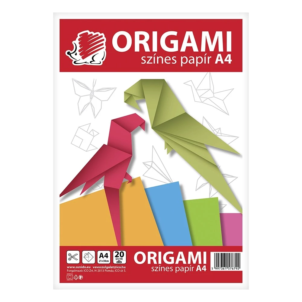 Origami papír ICO Süni A/4 20 lapos