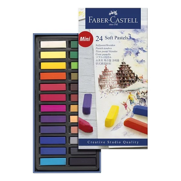 Pasztellkréta FABER-CASTELL Creative Studio mini 24 darabos