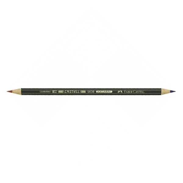 Postairón FABER-CASTELL hengeres vékony piros-kék