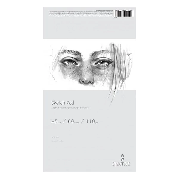 Rajztömb CREATIVE A/5 110 g 60 íves