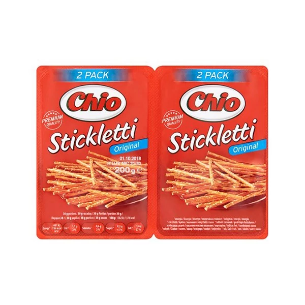 Sóspálcika CHIO Stickletti 200 g sós tálcás