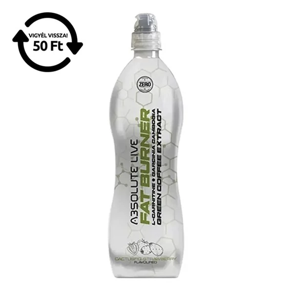 Sportital ABSOLUTE LIVE Fat burner kaktuszfüge-eper 900 ml DRS