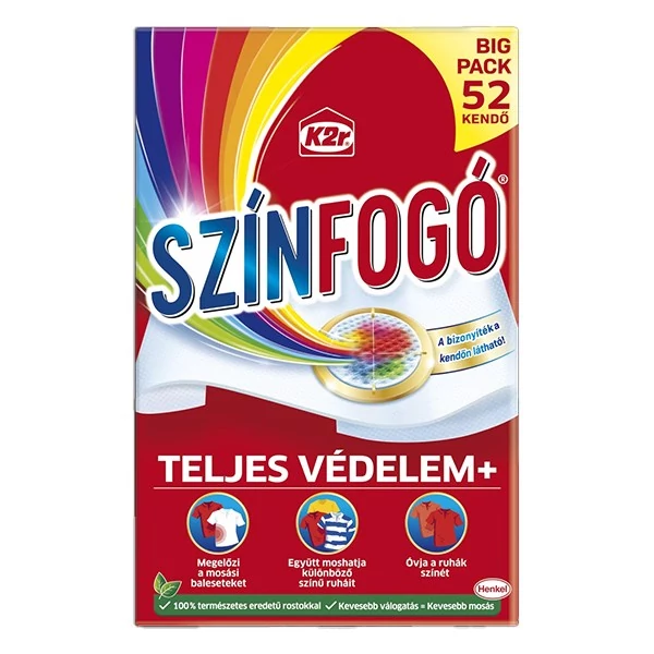 Színfogó kendő K2R teljes védelem 52 darabos
