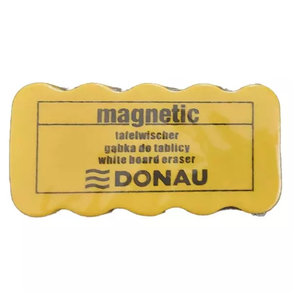Táblatörlő DONAU mágneses sárga fehér táblához