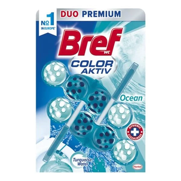 Toalett illatosító golyó BREF Color Aktiv Ocean 2x50 g