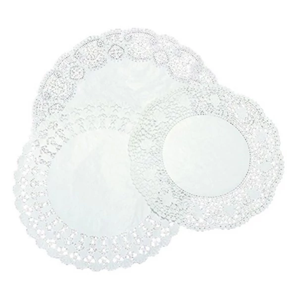 Tortacsipke kerek eldobható papír 280mm 100 darabos