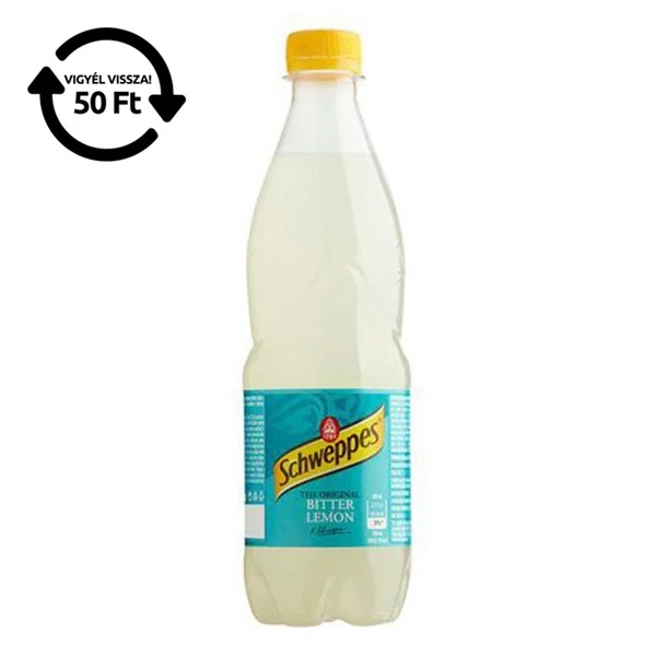 Üdítőital szénsavas SCHWEPPES Bitter Lemon 0,5L DRS