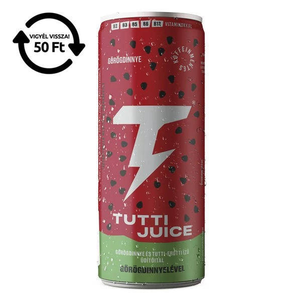 Üdítőital szénsavas TUTTI JUICE görögdinnye 250 ml DRS