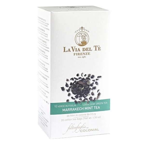 Zöld tea LA VIA DEL TÉ Marrakech menta 20x2,5 g
