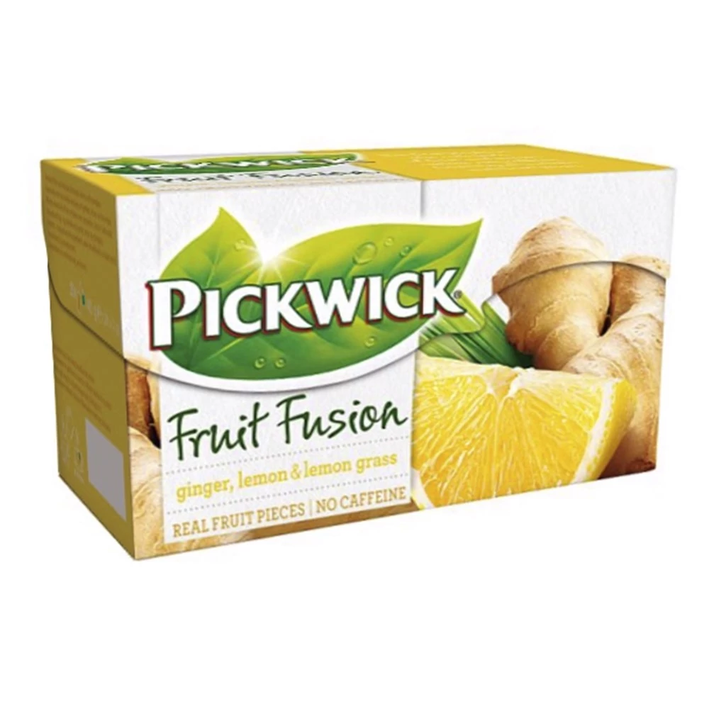 Zöld tea PICKWICK gyömbér-citromfű 20 filter/doboz